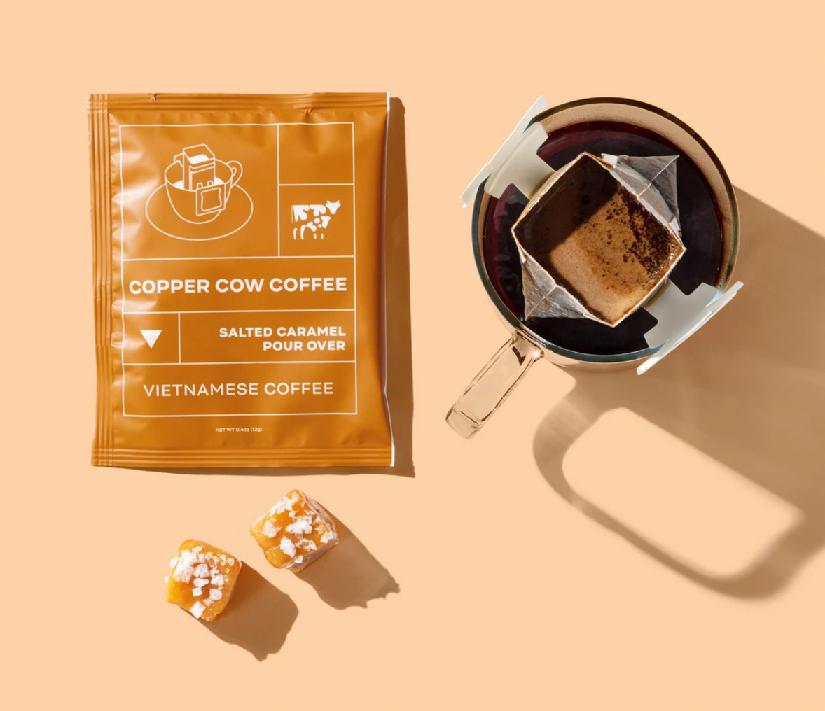 Copper Cow Salted Caramel Coffee