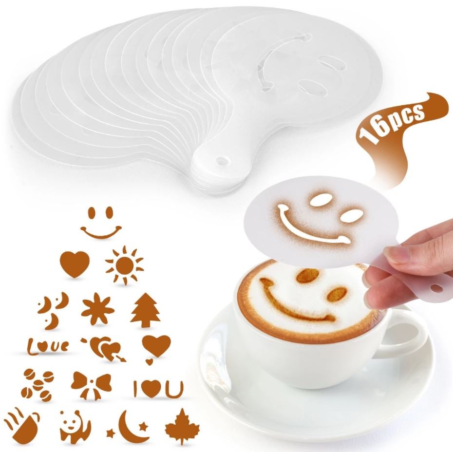 Target Zulay Kitchen Latte Art Stencils
