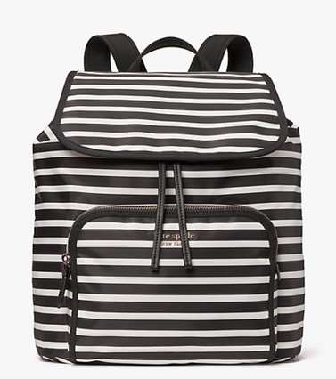 The Little Better Sam Stripe Medium Backpack