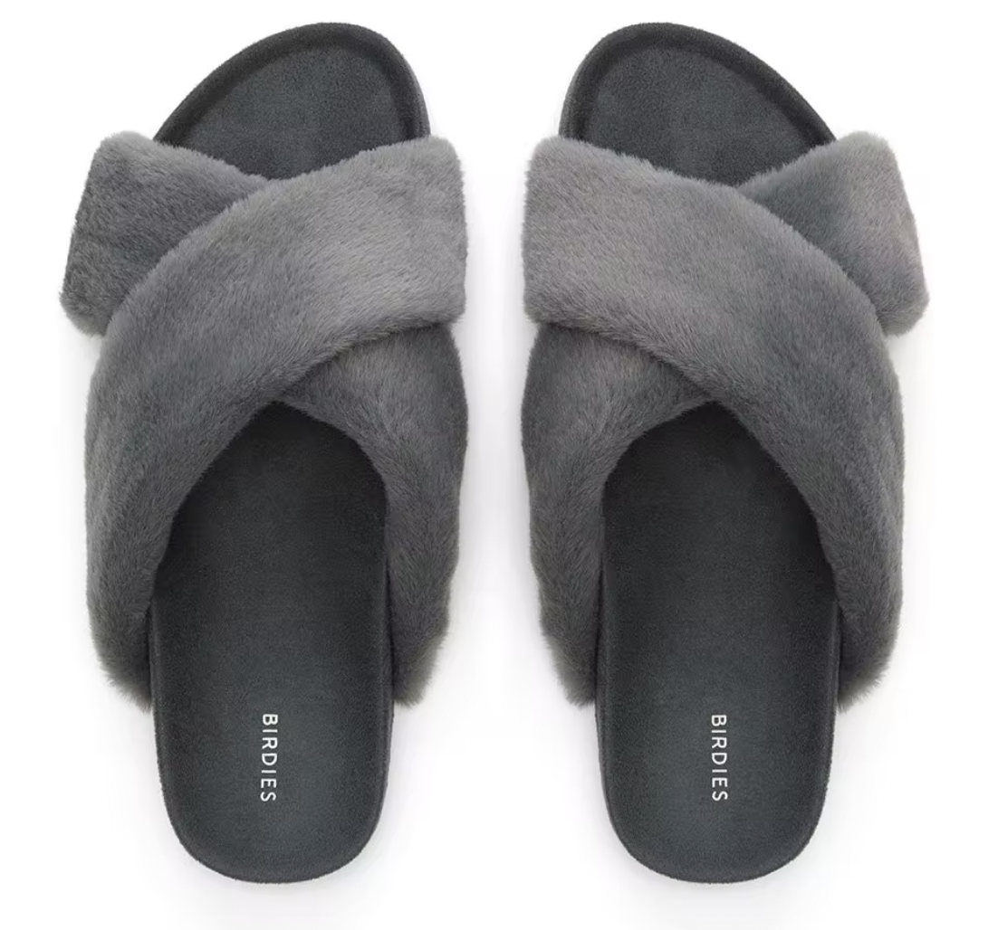 The Robin Pewter Faux Fur