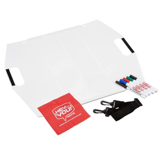 Hey You Signs Portable Dry Erase Board Kit