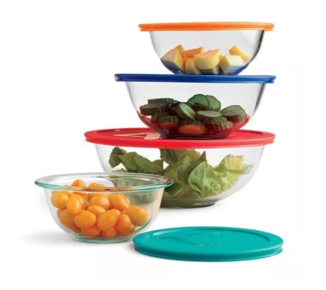 Pyrex 8-Piece Food Storage Bowl Set