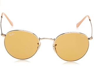 Ray-Ban Round Metal Evolve Gold Photochromic Brown Sunglasses 