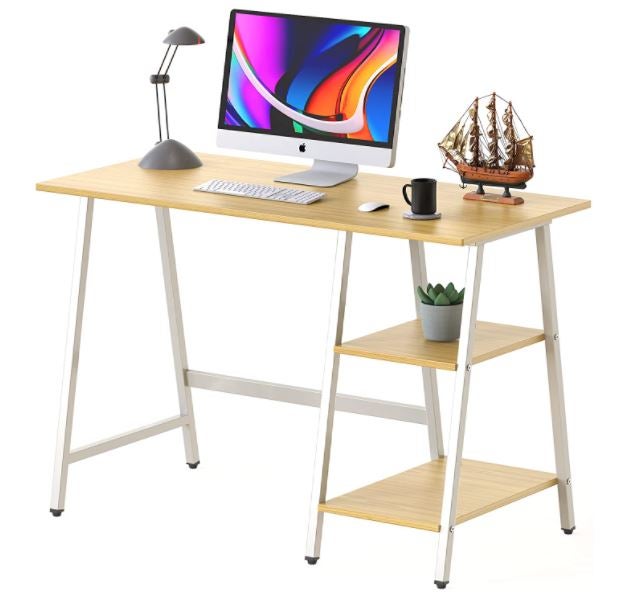 SHW Trestle Home Office Computer Desk on Amazon