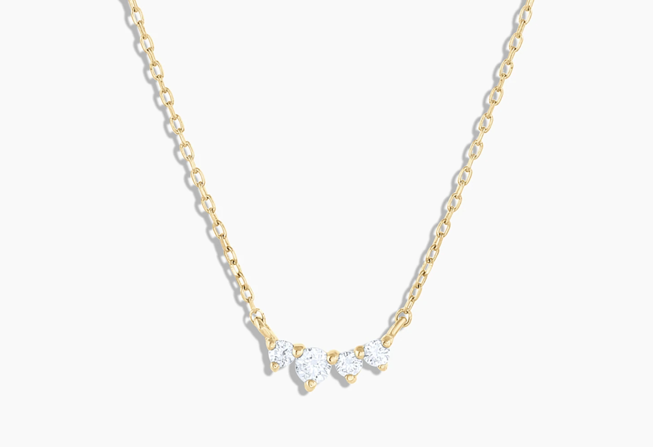 Gorjana Diamond Cluster Necklace