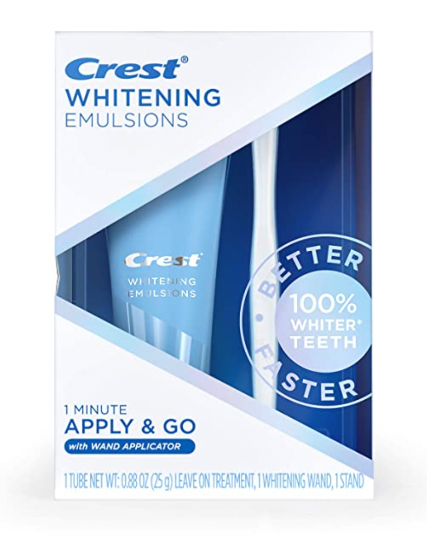 Crest Whitening Emulsions Leave-on Teeth Whitening Kit With Whitening Wand