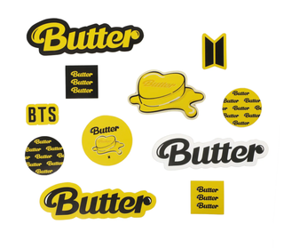 'Butter' Sticker Set