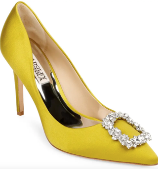 Badgley Mischika Collection Cher Crystal Embellished Pump