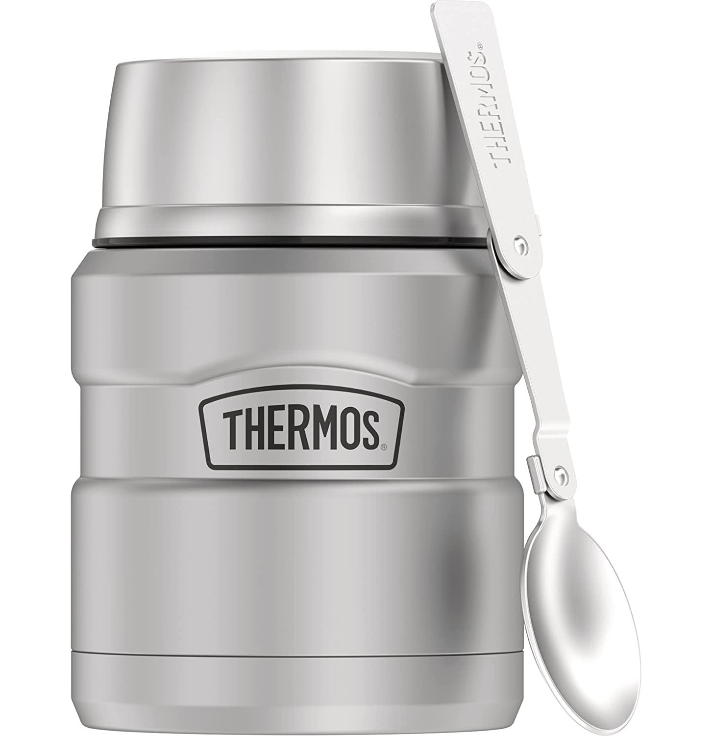 Thermos Stainless King Vacuum-Insulated Food Jar with Spoon