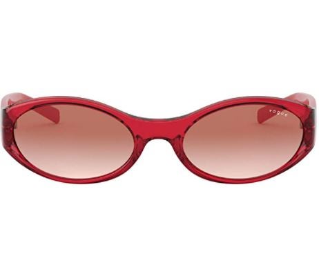 Vogue Eyewear Women's X Millie Bobby Brown Collection Oval Sunglasses in Red