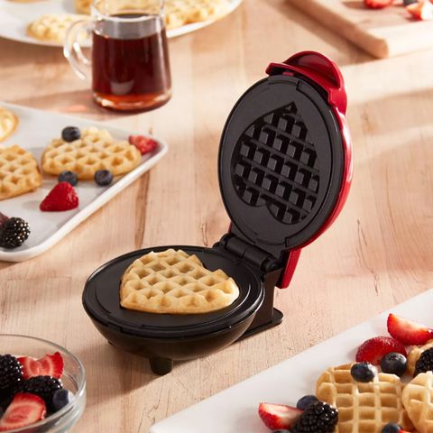 Heart-Shaped Mini Waffle Maker