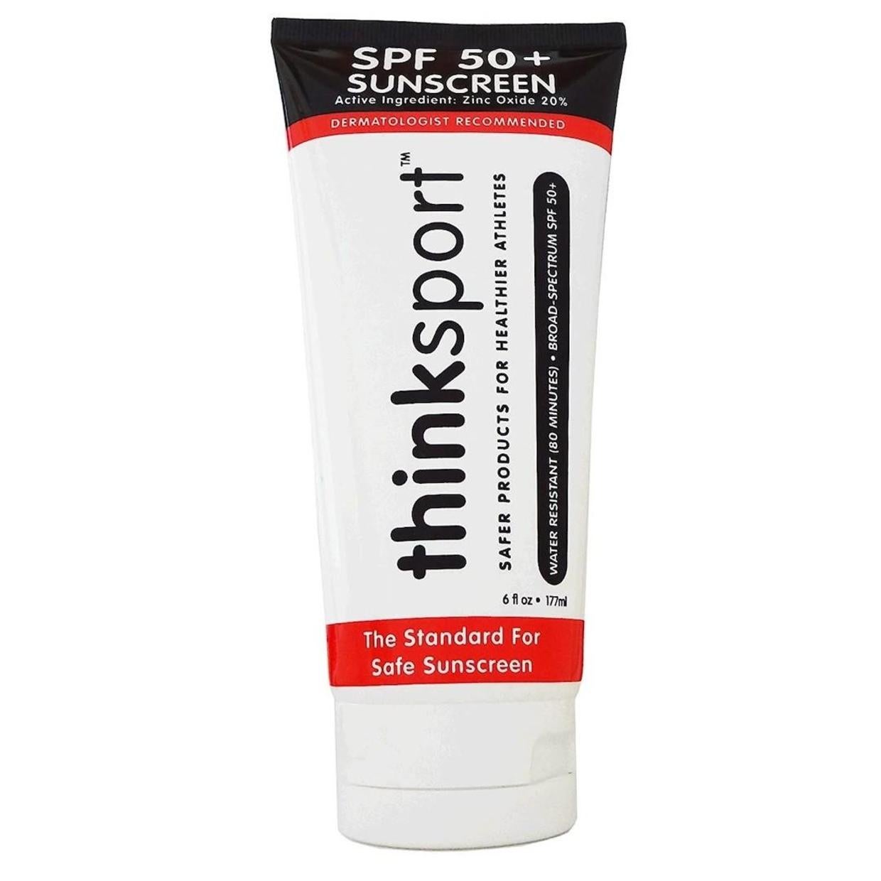 Thinksport SPF 50+ mineral sunscreen