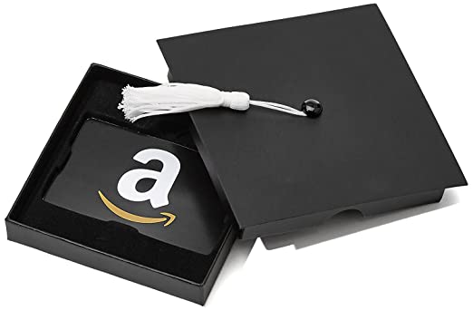 Amazon Gift Card in a Graduation Cap Box