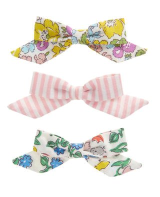 Assorted 3-Pack Bow Hair Clips