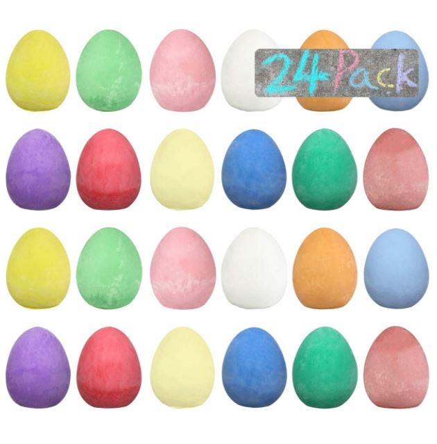 Easter Sidewalk Chalk Eggs