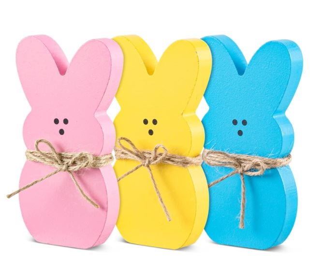 Easter Wooden Bunny Signs