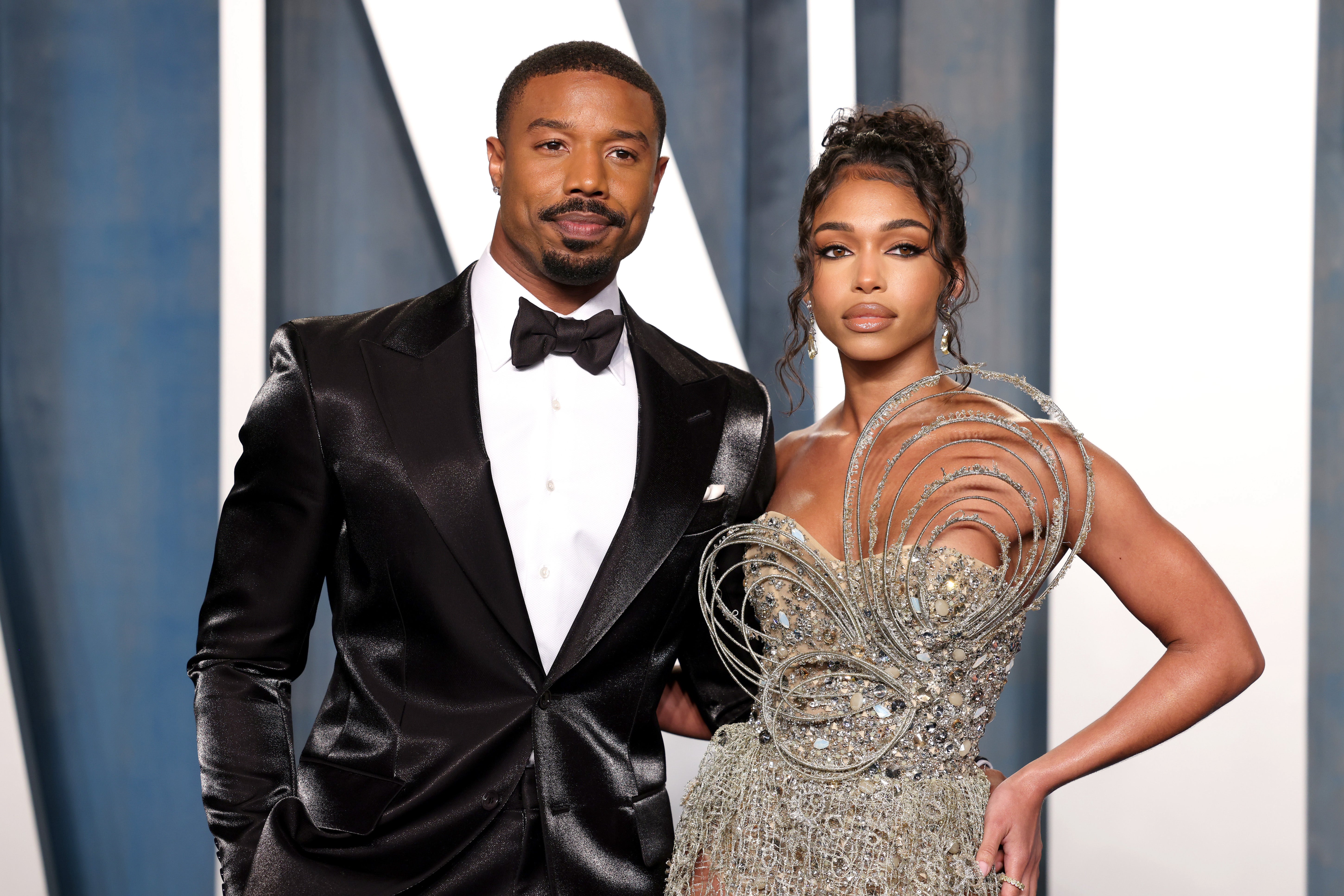 Michael B. Jordan and Lori Harvey Make Their Red Carpet Debut at Oscars  After-Party