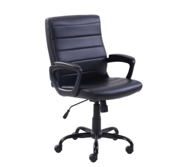 Mainstays Bonded Leather Mid-Back Manager's Office Chair