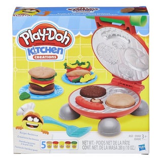 Play-Doh Kitchen Creations Burger Barbecue Food Set