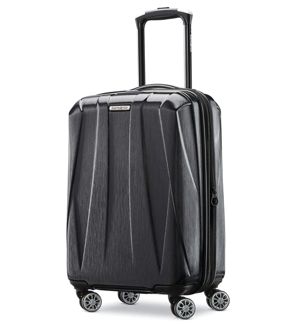 Samsonite Centric 2 Hardside Expandable Luggage with Spinner Wheels, Black, Carry-On 20-Inch