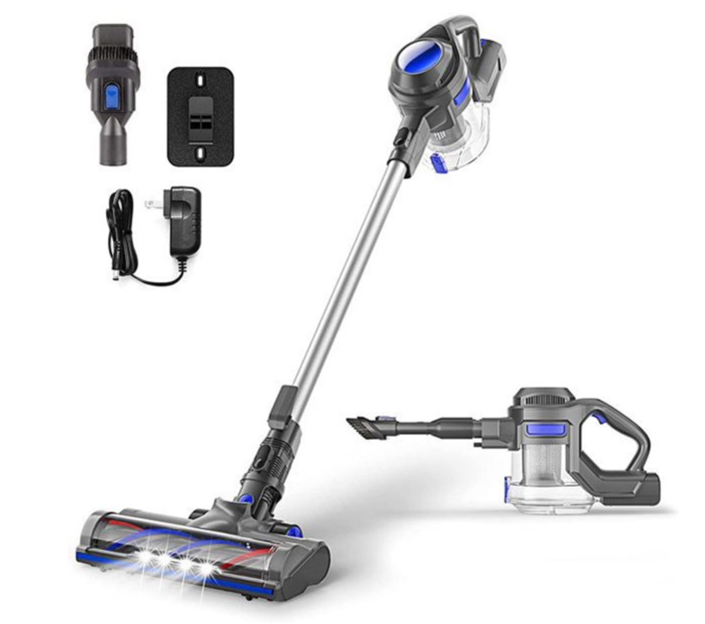 Moosoo Cordless 4-in-1 Lightweight Stick Vacuum Cleaner