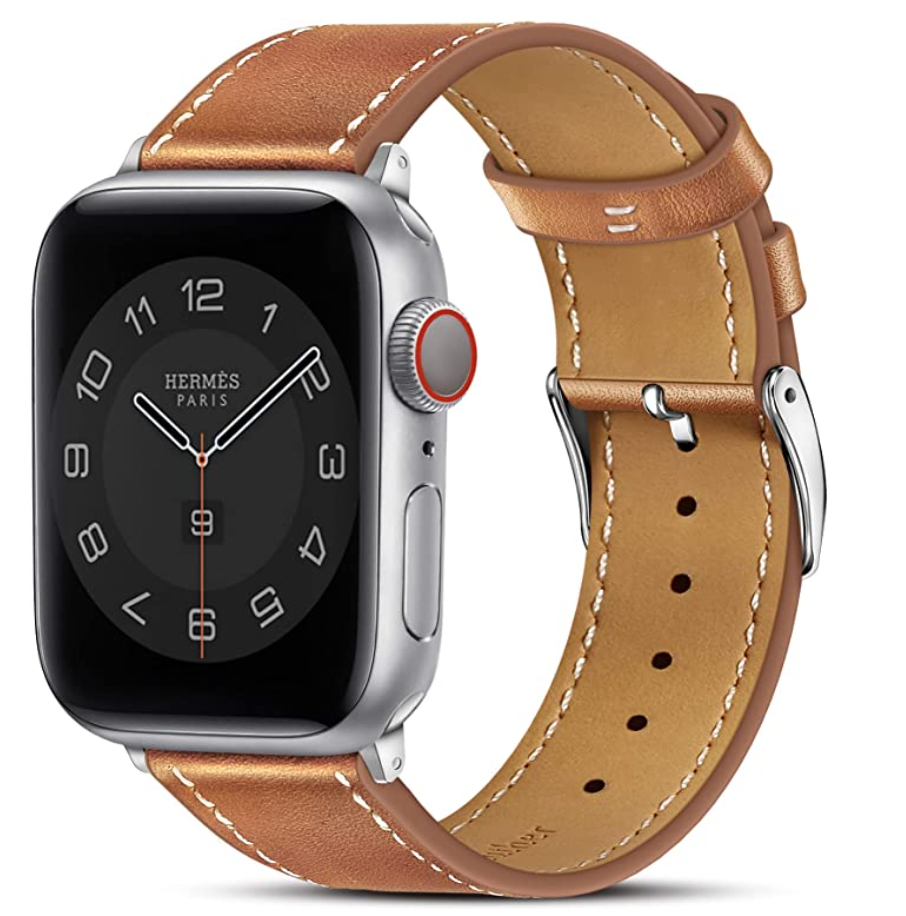 Leather Apple Watch Strap for Women & Men
