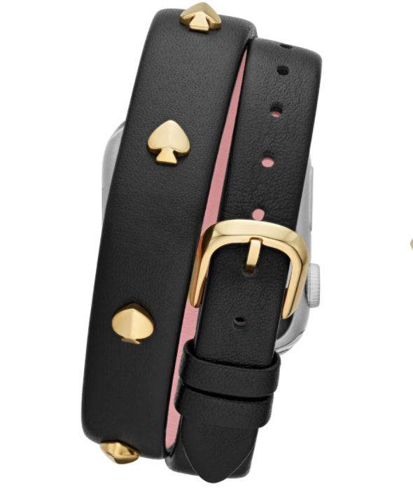 Kate Spade New York leather Apple Watch double wrap band