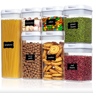 Airtight Food Storage Containers, 7-Piece Set