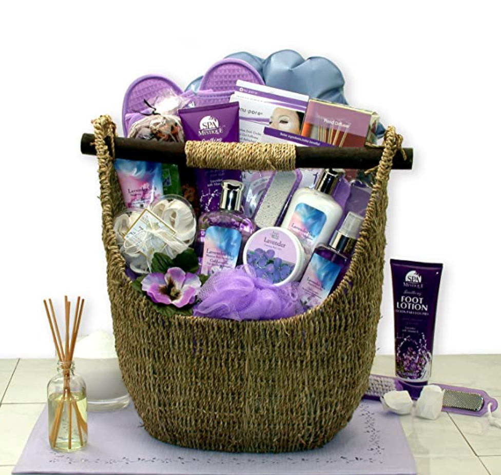 The Ultimate Lavender Bath & Body Spa Gift Basket
