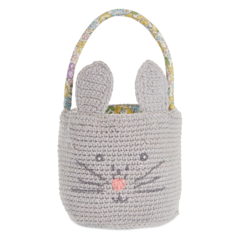 Mini Boden Crochet Bunny Easter Egg Basket