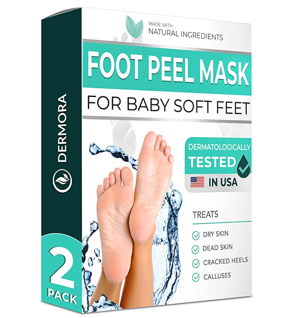 Foot Peel Mask for Cracked Heels, Dead Skin & Calluses