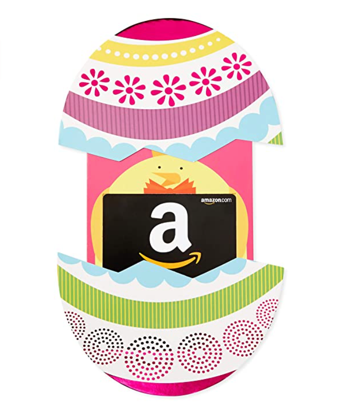 Amazon Gift Card in an Easter Egg Reveal