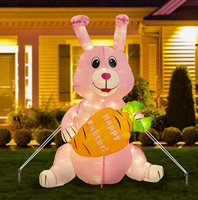 4FT Easter Inflatable Bunny