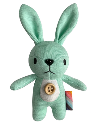 POCKIMALS Ozzie Bunny Plush Mini Stuffed Animal