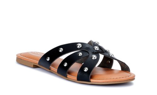 Scoop Studded Slide Sandal