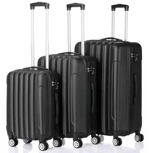 UBesGoo 3-Piece Trolley Suitcase with TSA Lock