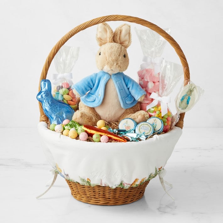 Williams Sonoma & Pottery Barn Kids Beatrix Potter Large Filled Easter Basket