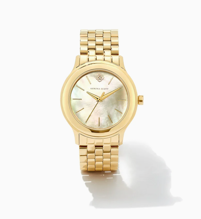 Alex Gold Tone Stainless Steel 35mm Watch