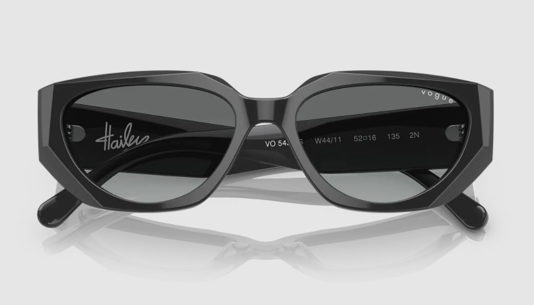 Black Hailey Bieber x Vogue Eyewear Sunglasses