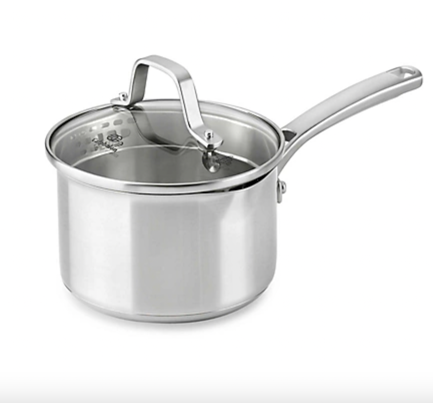 Calphalon Classic Stainless Steel Covered Saucepan