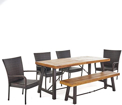 Christopher Knight Home 6-Piece Outdoor Furniture Set