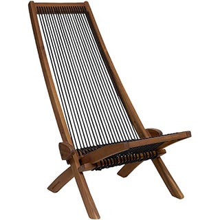 CleverMade Tamarack Folding Rope Chair