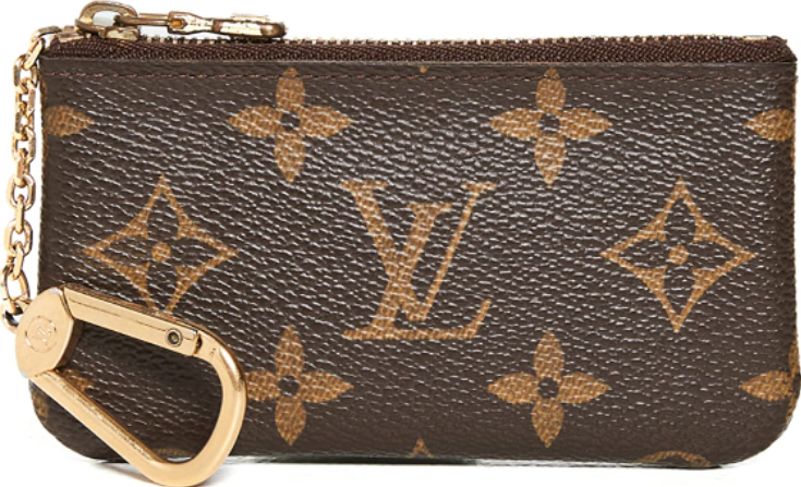 Louis Vuitton Women's Pre-Loved Cles Monogram Key Pouch Wallet