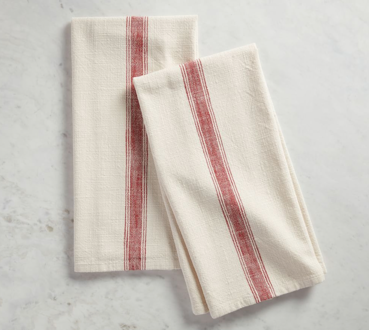 Organic Cotton Grain Sack Tea Towel Set