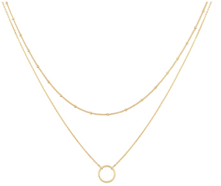 18K Gold Layering Long Necklace