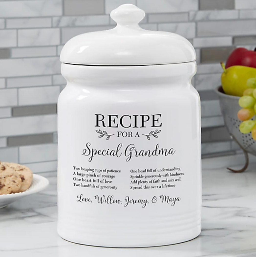 Special Grandma Personalized Cookie Jar