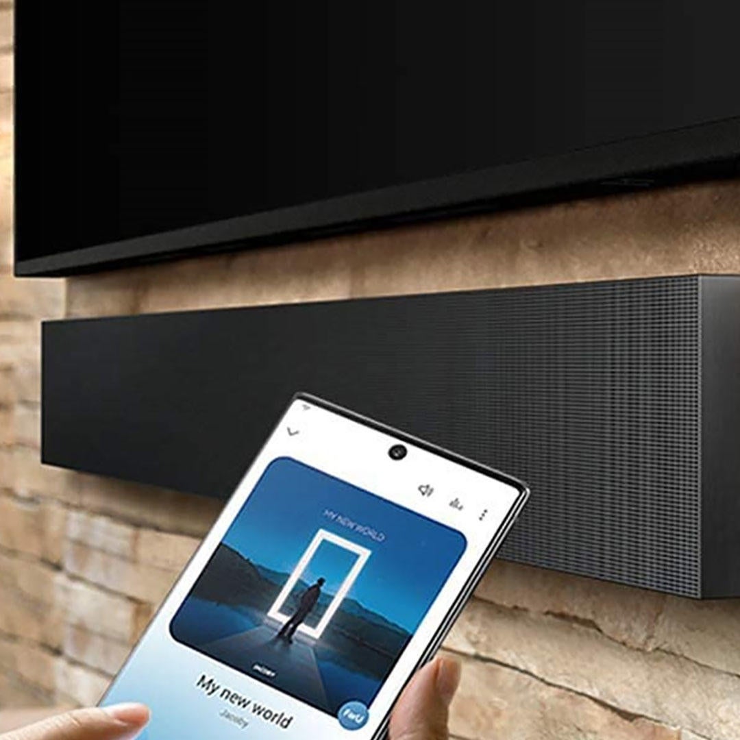 Samsung 55-inch "The Terrace" outdoor TV with "The Terrace" soundbar
