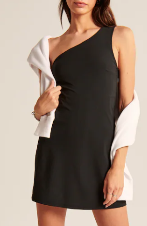 Abercrombie One-Shoulder Traveler Mini Dress