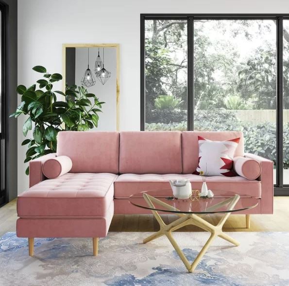 AllModern Luo Wide Reversible Sofa and Chaise