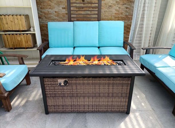 Better Homes & Gardens Brookbury Gas Burning Fire Pit Table